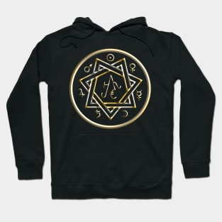 Attract Money Amulet Sigil Design Hoodie